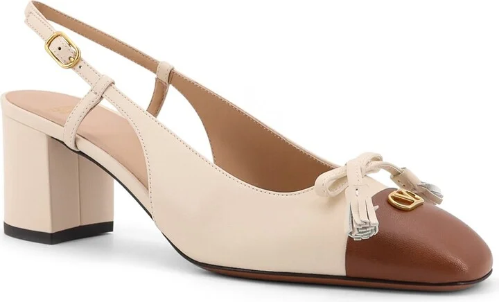 Valet Du Roi Leather Slingback Décolleté - Image 2