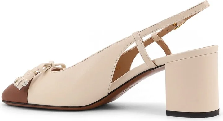 Valet Du Roi Leather Slingback Décolleté - Image 3