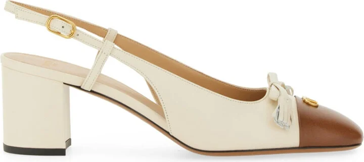 "Valet Du Roi" Slingback Décolleté In Kidskin