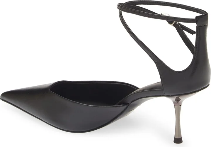 Valez Ankle Strap Pointed Toe Pump - Image 2