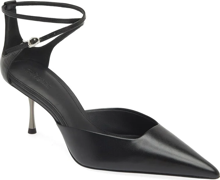 Valez Ankle Strap Pointed Toe Pump