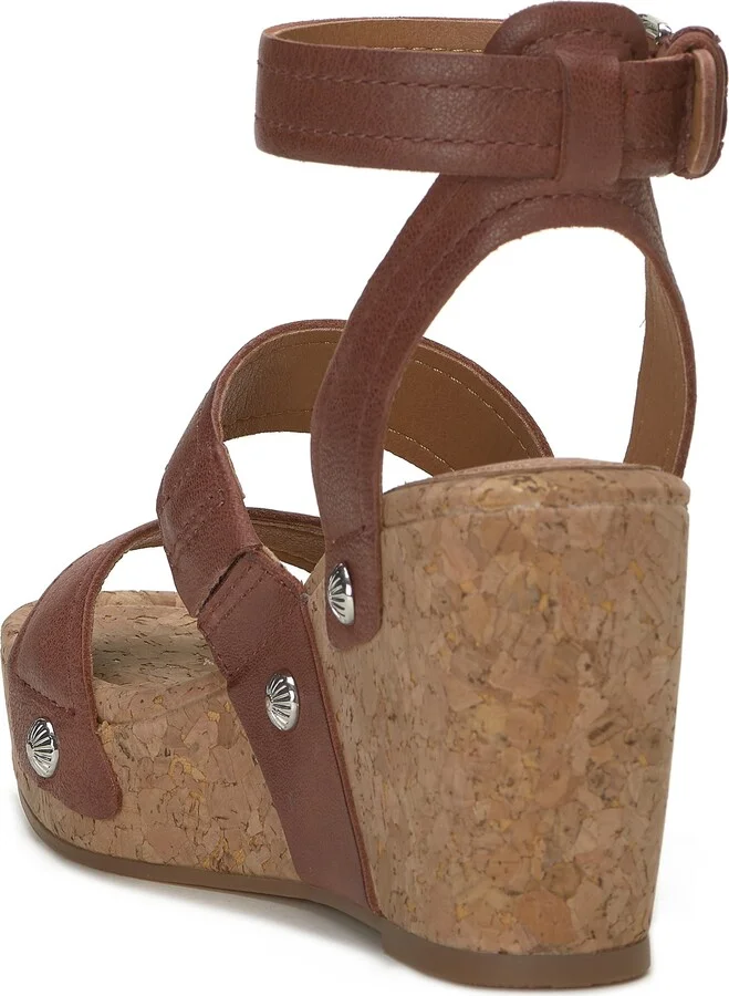 Valintina Ankle Strap Platform Wedge Sandal - Image 2