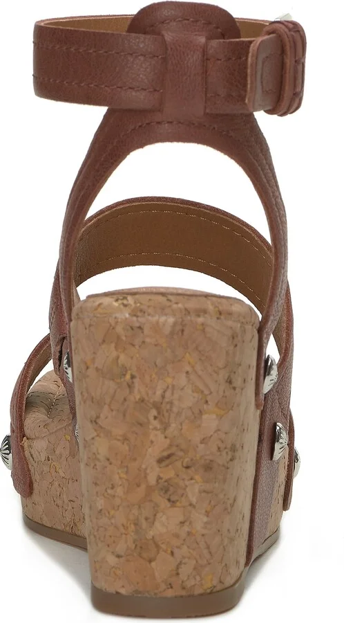 Valintina Ankle Strap Platform Wedge Sandal - Image 7