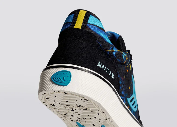 VALLELY PRO AVATAR Black Suede Banshee Canvas Sneaker Women - Image 7