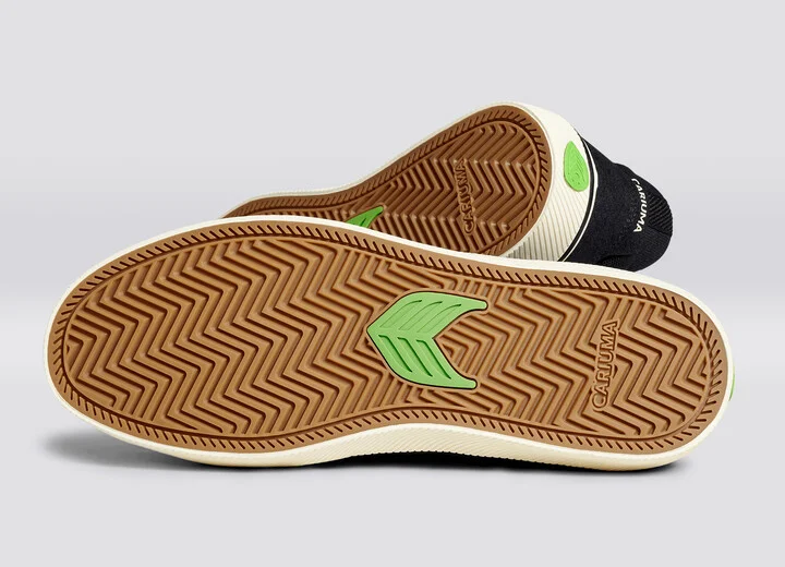 VALLELY PRO Black Suede and Cordura Ivory Logo Sneaker Men - Image 5
