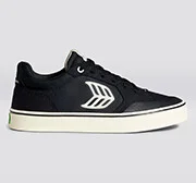 VALLELY PRO Black Suede and Cordura Ivory Logo Sneaker Men - Image 9