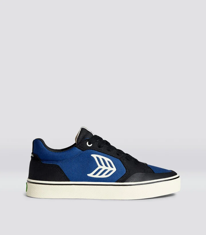 Black/Blue/Ivory