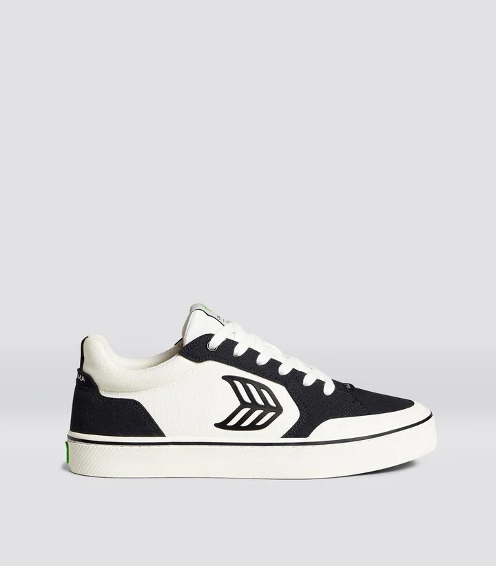 VALLELY PRO Black Suede Vintage White Cordura Black Logo Sneaker Men