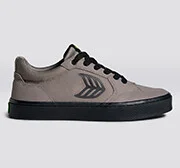 VALLELY PRO Charcoal Grey Suede and Cordura Black Logo Sneaker Men - Image 9