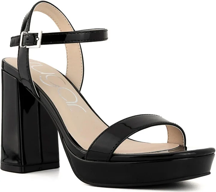 VALLENTINA Womens Open Toe Dressy Ankle Strap
