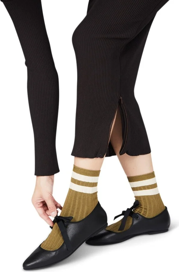 Valley Black Sole Ballet Flat-Black - Image 2