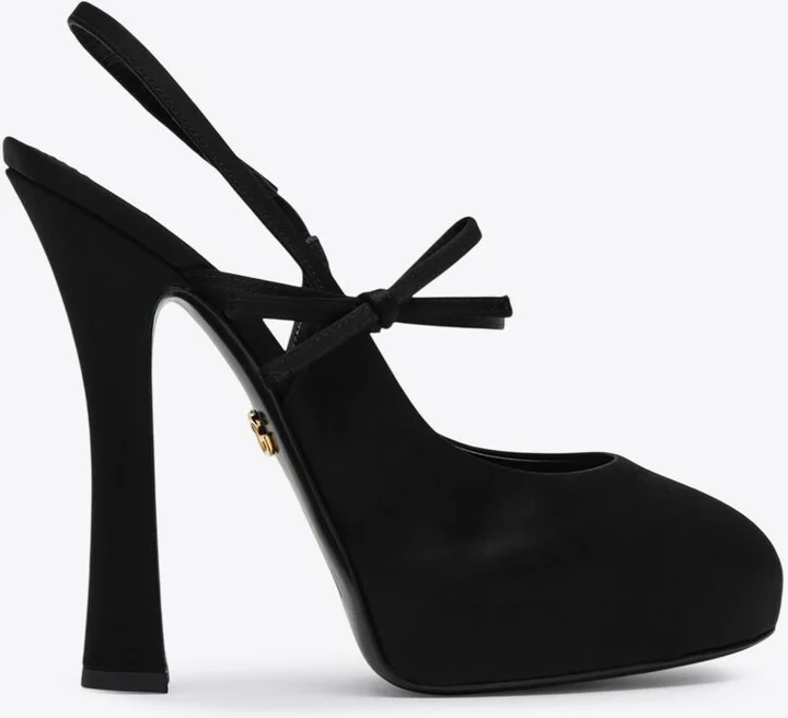 Vally 105 Satin Slingback Pumps