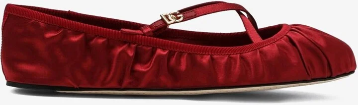 Vally Satin Ballet Flats