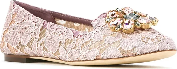 Vally Taormina lace ballerina shoes - Image 2