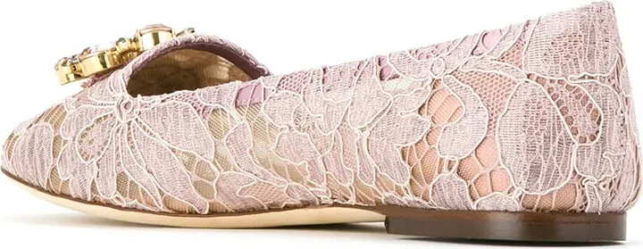 Vally Taormina lace ballerina shoes - Image 3