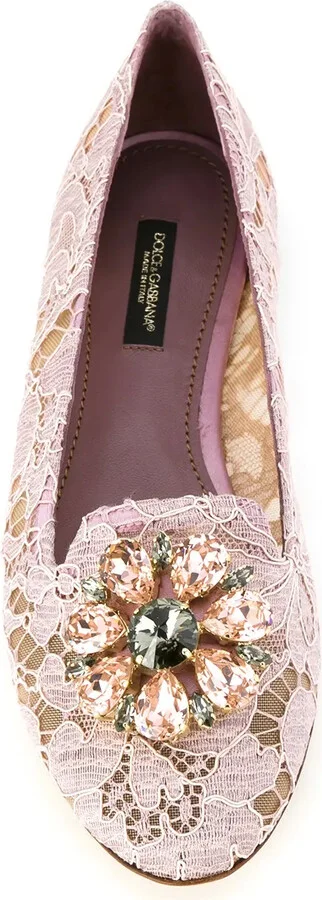 Vally Taormina lace ballerina shoes - Image 4