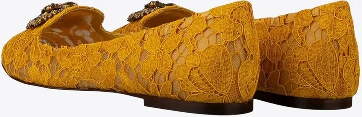 Vally Taormina Lace Ballet Flats - Image 2