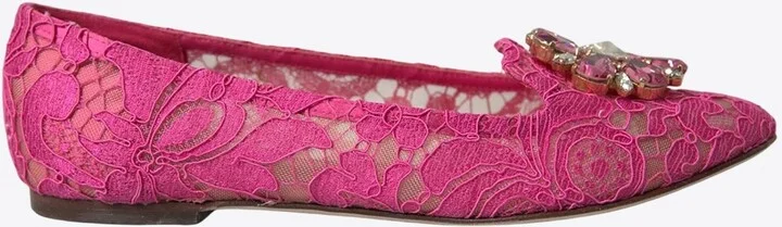 Vally Taormina Lace Ballet Flats