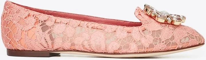 Vally Taormina Lace Ballet Flats
