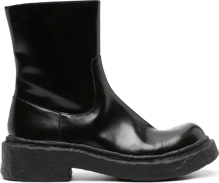 Vámonos leather ankle boots