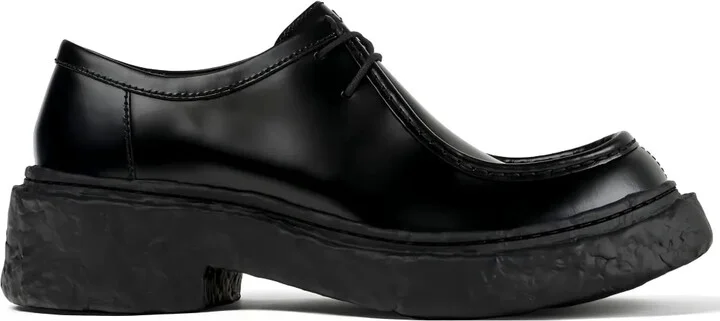 Vamonos leather derby shoes