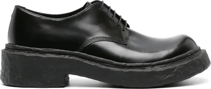 Vámonos leather derby shoes