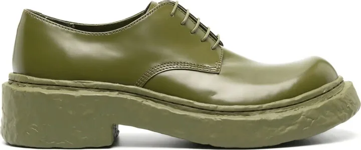 Vámonos leather derby shoes