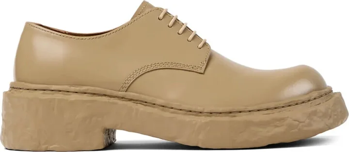 Vámonos leather derby shoes