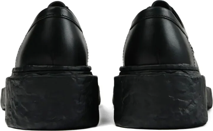 Vamonos leather lace-up platform shoes - Image 3