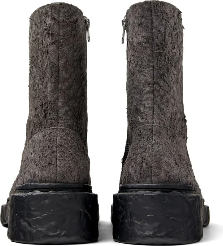 Vámonos textured-finish ankle boots - Image 4