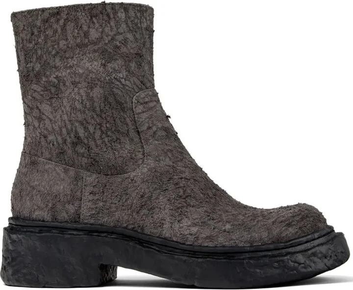 Vámonos textured-finish ankle boots