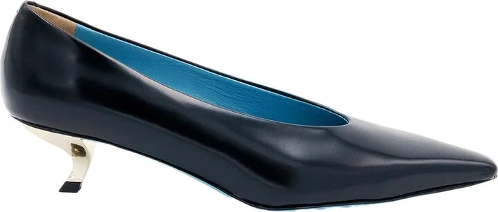 Vamp Low Heel Fashion Pump - Image 6