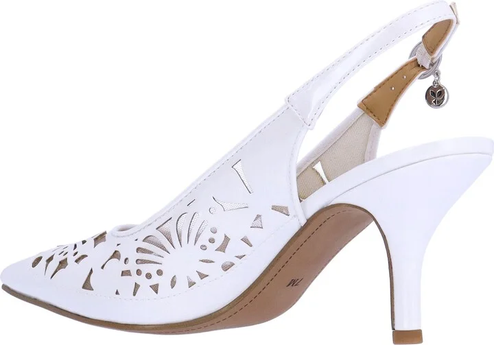Vanani Slingback Pointed Cap Toe Pump - Image 2