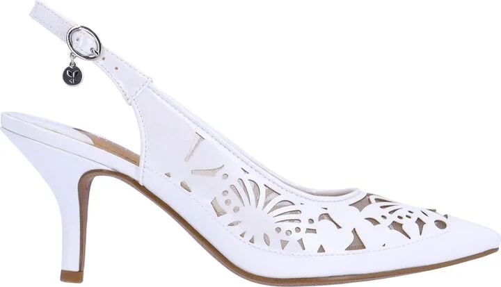 Vanani Slingback Pointed Cap Toe Pump - Image 3