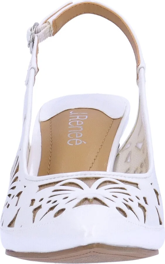 Vanani Slingback Pointed Cap Toe Pump - Image 4