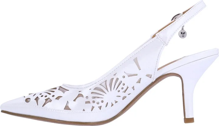 Vanani Slingback Pointed Cap Toe Pump - Image 7