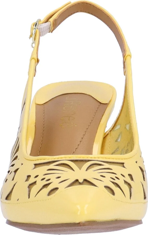 Vanani Slingback Pointed Cap Toe Pump - Image 11