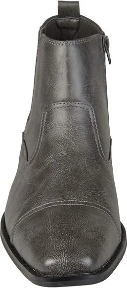 Vance Co. Alex Chelsea Boot Men's Shoes Grey Faux Leather : 7.5 M, Synthetic - Image 5