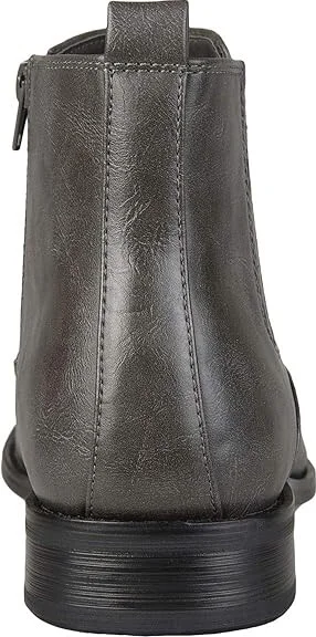 Vance Co. Alex Chelsea Boot Men's Shoes Grey Faux Leather : 7.5 M, Synthetic - Image 7