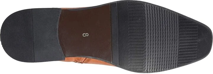 Vance Co. Alex Chelsea Boot Men's Shoes Tan Faux Leather : 8 W, Synthetic - Image 3