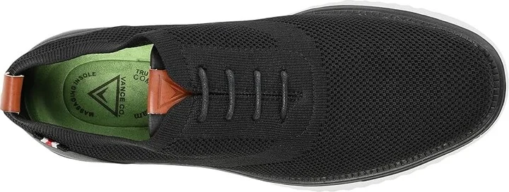 Vance Co. Lamont Men's Lace-up Boots Black : 8 M, Faux Leather/Textile - Image 2