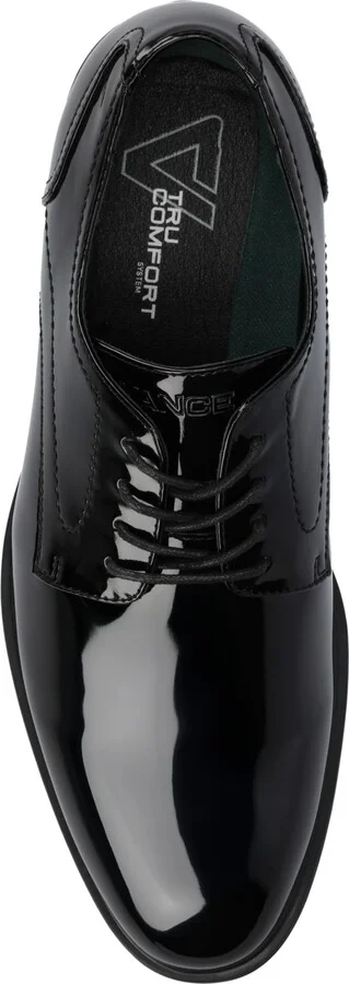 Vance Co. Men's Barclay Flexible Oxford Dress Shoe - Patent, Black - Image 4