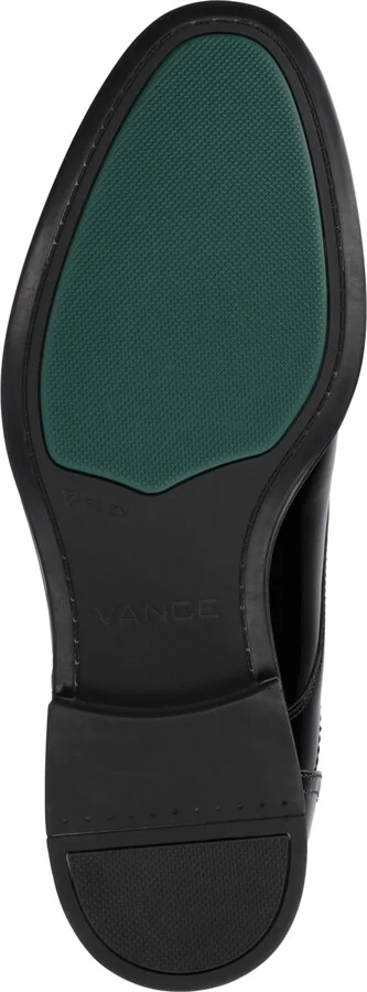 Vance Co. Men's Barclay Flexible Oxford Dress Shoe - Patent, Black - Image 5