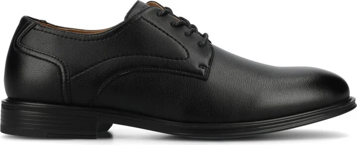 Vance Co. Men's Barclay Flexible Oxford Dress Shoe - Patent, Black - Image 6