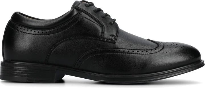 Vance Co. Men's Cormac Comfort Flexible Wingtip Oxford Dress Shoe - Image 2