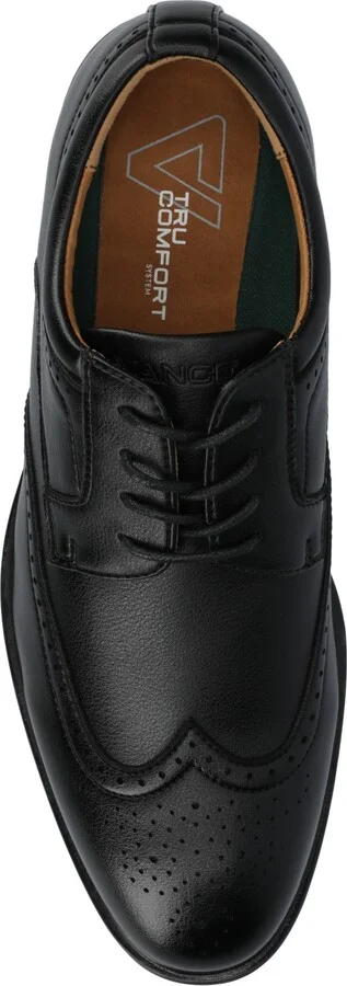 Vance Co. Men's Cormac Comfort Flexible Wingtip Oxford Dress Shoe - Image 4