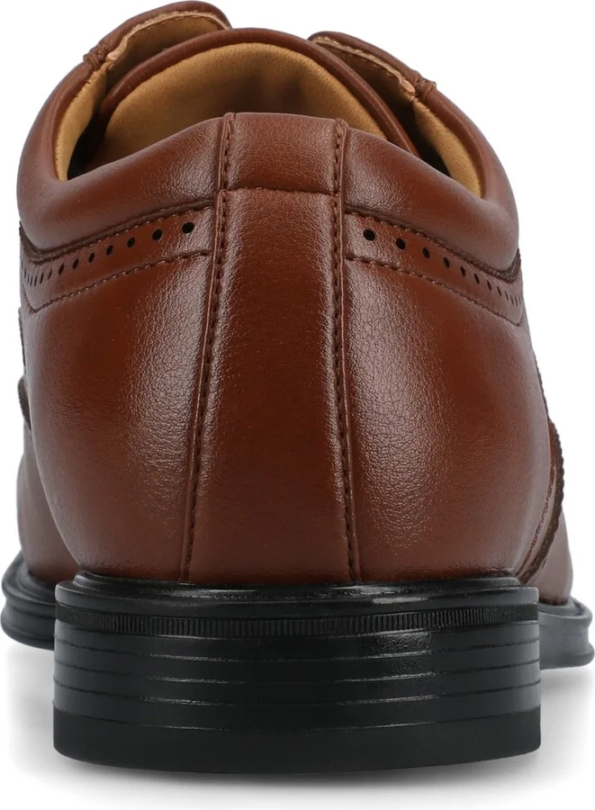 Vance Co. Men's Cormac Comfort Flexible Wingtip Oxford Dress Shoe - Image 7