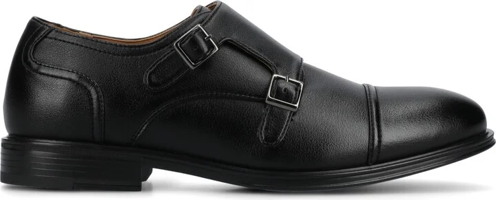 Vance Co. Men's Dillon Comfort Double Monk Strap Dress Shoe - Image 2