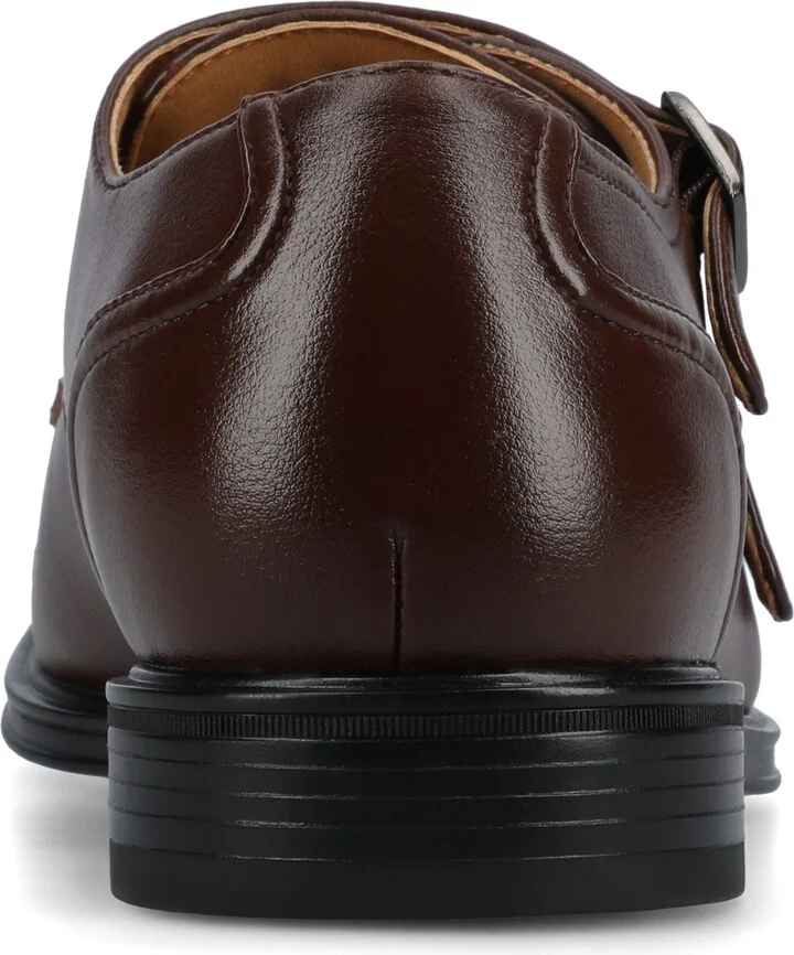 Vance Co. Men's Dillon Comfort Double Monk Strap Dress Shoe - Image 7