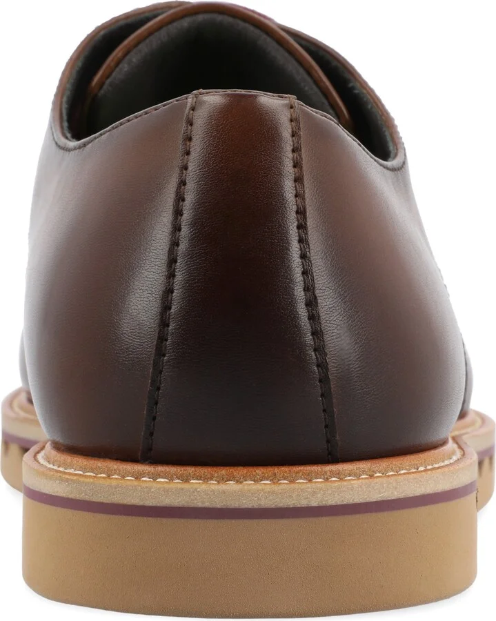 Vance Co. Men's Evander Tru Comfort Foam Wingtip Lace-Up Derby Shoes - Image 7